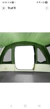 vidaXL Family Tent Tunnel 8-Person Green WaterproofNew