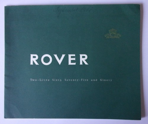 Rover orig 1957 uk - 90,