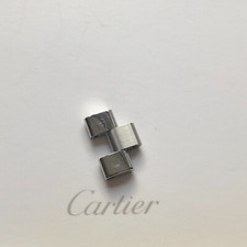 1x Cartier Roadster steel bracelet link Brushed & polished - 18mm *Missing screw