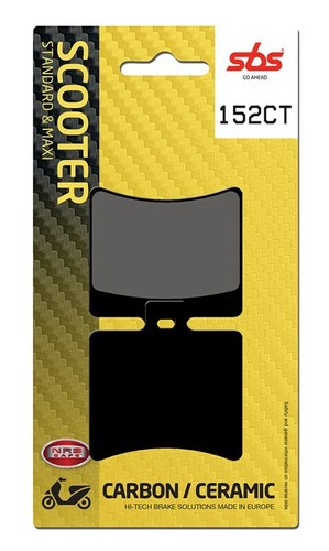 Sbs 152ct brake pads rear - brake,