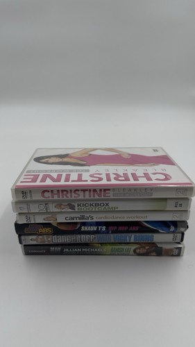 Fitness dvd lot - 6pc, workout