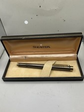 RARE Sheaffer Targa 683 Medici Diamond Fountain Pen, GT, XF 14K Nib