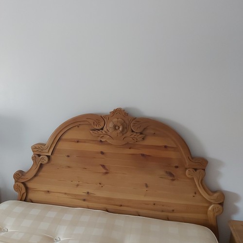 Wooden double bed headboard - double,