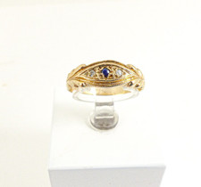 9ct Gold Sapphire & Diamond