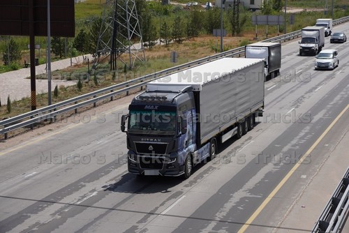 Truck photo sitrak tarpaulin - truck,