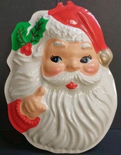 Woolworths Vintage Santa Christmas Blow Mold Retro 70s/80s Decoration #5