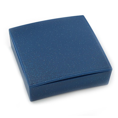 Glitter blue earrings brooch - glitter, earrings/