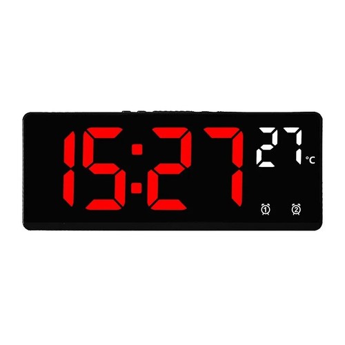 Led digital alarm clock large - digital,