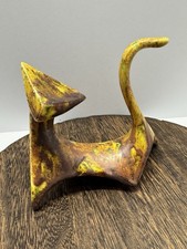 Vintage Cubist Atomic Yellow