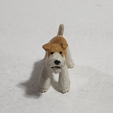 M.E.G. Toys Azuma Wire Haired Fox Terrier Dog Puppy in My Pocket Vintage 1994 2"