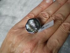 Baroque Pearl ring, size L/M, 21 x 20 mm, in 3.5 grams of 925 Sterling Silver