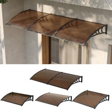 Outdoor Window Door Canopy Awning Front Back Porch Roof UV Rain Shelter Cover UK