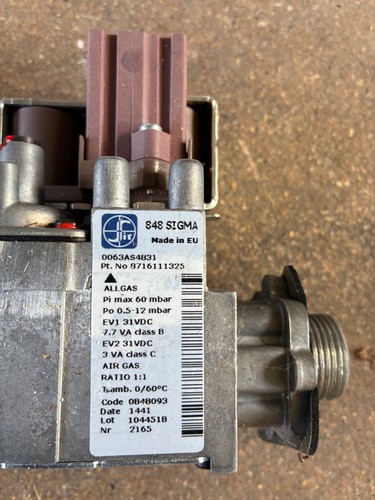 Worcester greenstar gas valve - worcester,