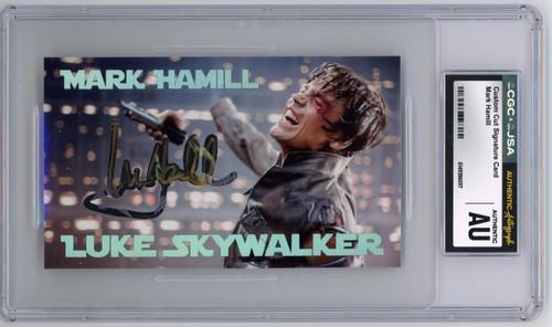 Mark hamill signed custom cut - hamill,