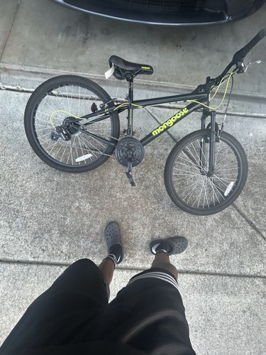 Mongoose black bike used - mongoose,