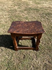 2x Mouseman Burr Stools