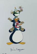 From The Creators Of Danger Mouse A Hand Painted Cel From Avenger Penguins