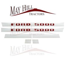 Ford 5000 Tractor Decal Set