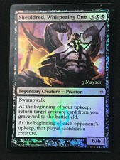 Magic the Gathering MTG Sheoldred, Whispering One Black New Phyrexia Promo Foil