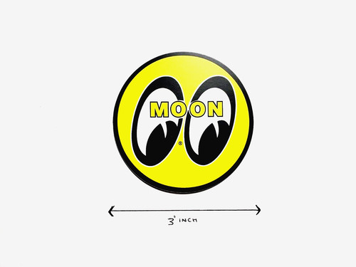 Moon eyes sticker 3 - moon,