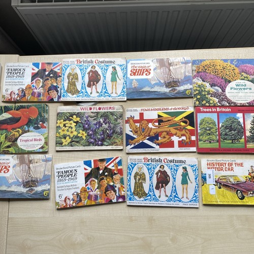 Brooke bond card albums - bond:,