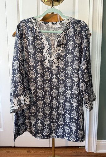 Sigrid olsen navy white - olsen, xl