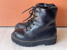 H&M Kids Girls Black Leather