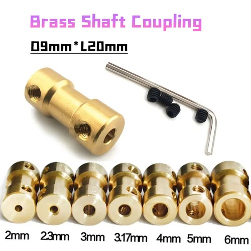 Brass shaft coupling - brass,