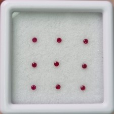 Ruby 1.2 mm – 9 pcs Natural