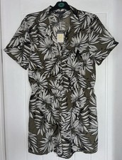 Primark Khaki Leaf Print