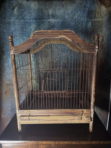 Antique french birdcage - antique,