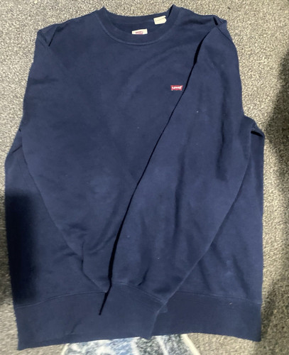Levi men blue crew - levi's, neck