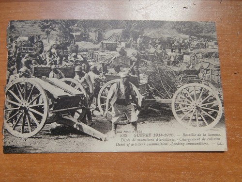 Ww1 french postcard somme - ww1,