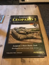 Kampfpanzer Leopard 2 Main Battle Tank Frank Lobitz HB 2009 Scarce Book Vgc