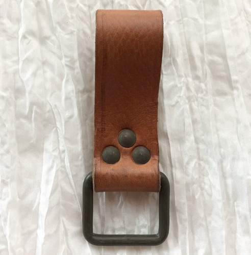 Vintage leather belt - vintage, loop
