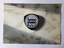 Lancia Thema Dedra Delta Y10 Brochure 1990 with Price List & Options Perfect