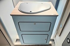 Small Campervan Conversion Pod Unit Dometic  8821 Kitchen Hob Sink 12v tap pump