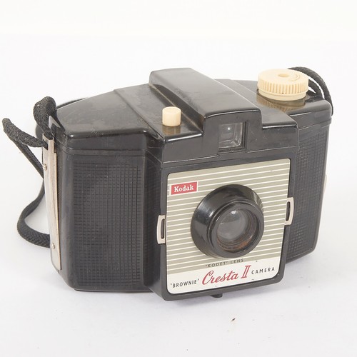 Vintage kodak brownie cresta - kodak,