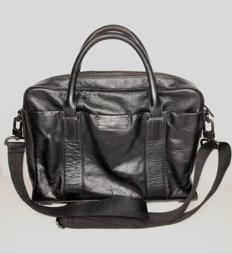 Tommy hilfiger black leather - tommy,