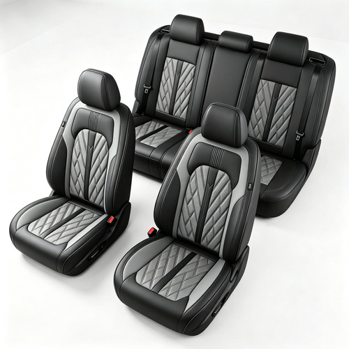 Seat covers faux - covers, leather