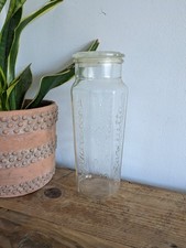 Retro Vintage Embossed Glass