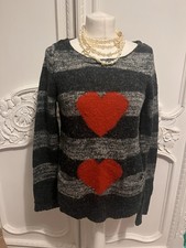 Wallis Knitted Grey Red Black