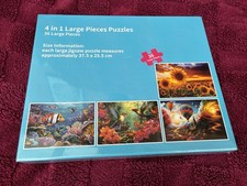 4 In 1 Large Piece Puzzles