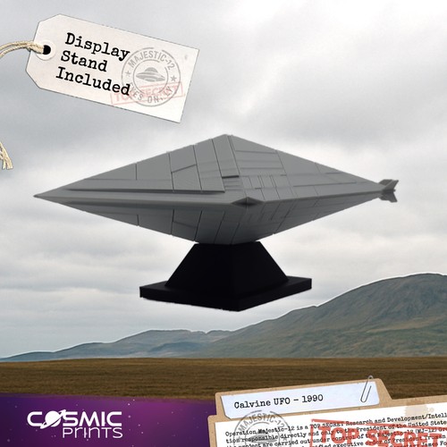 Calvine ufo photo model - model, –