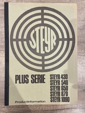 Steyr Plus Serie 430 540 650 870 1090 Vintage Tractor Brochure Leaflet