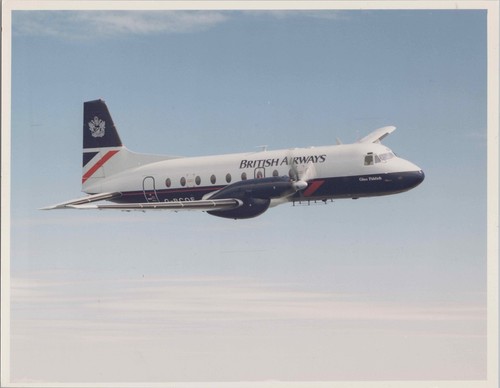 British airways hs748 bcof - british,