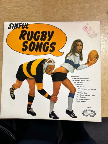 Sinful rugby songs - songs, vinyl