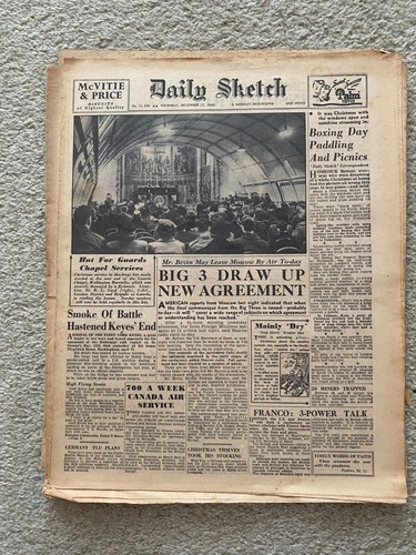 Daily sketch newspaper - sketch,