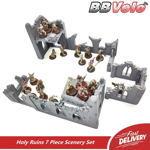 7pcs scenery set holy - holy, ruins