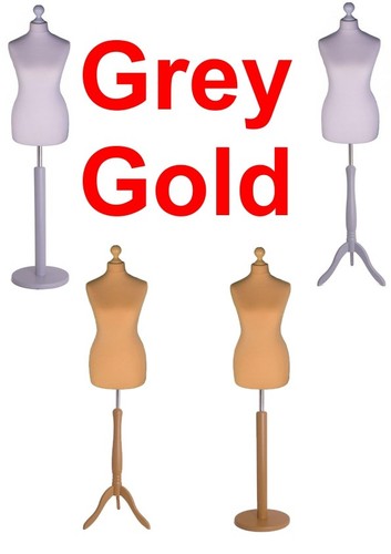 Tailors dummy gold grey - 6/8,